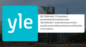 YLE korjasi itsenäisyyspäivän uutistaan: ei ole varma, onko Varisverkosto äärivasemmistojärjestö!